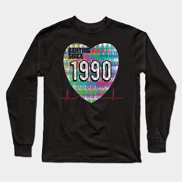 1990 - Beating Since Long Sleeve T-Shirt by KateVanFloof